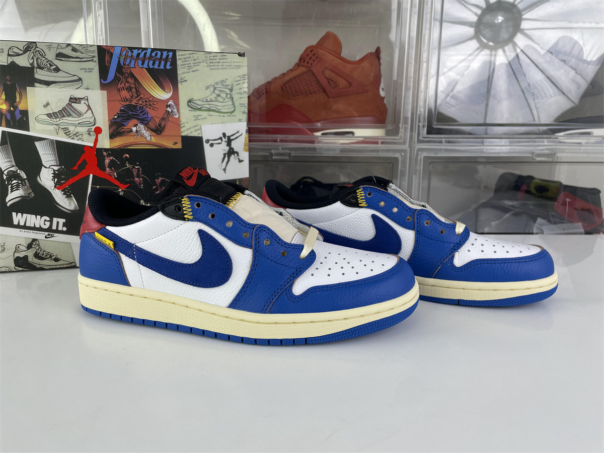 Union LA x Air Jordan 1 Low Blue Toe