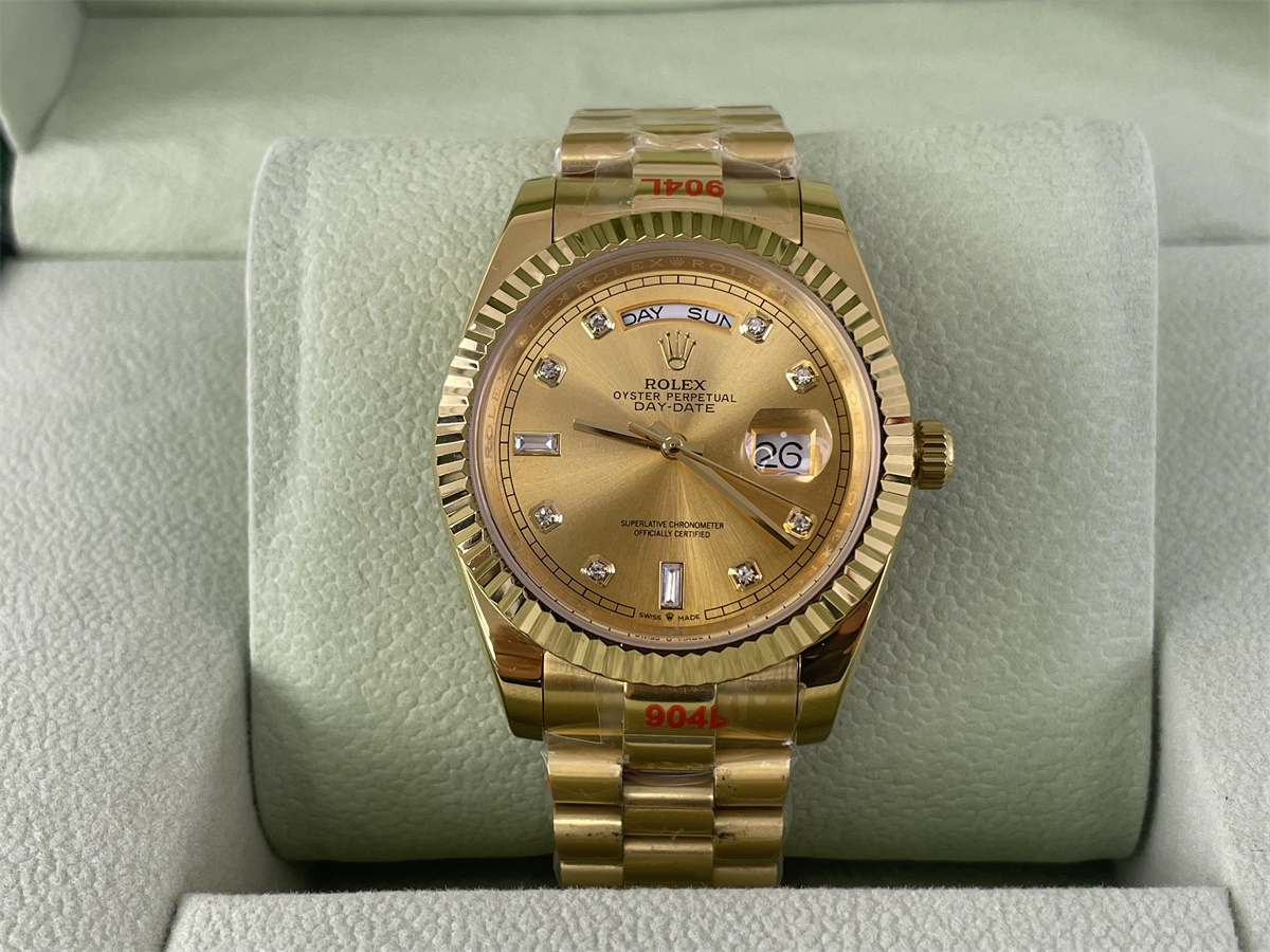 Rolex Gold Date-Just watch with Weekday option, 41mm