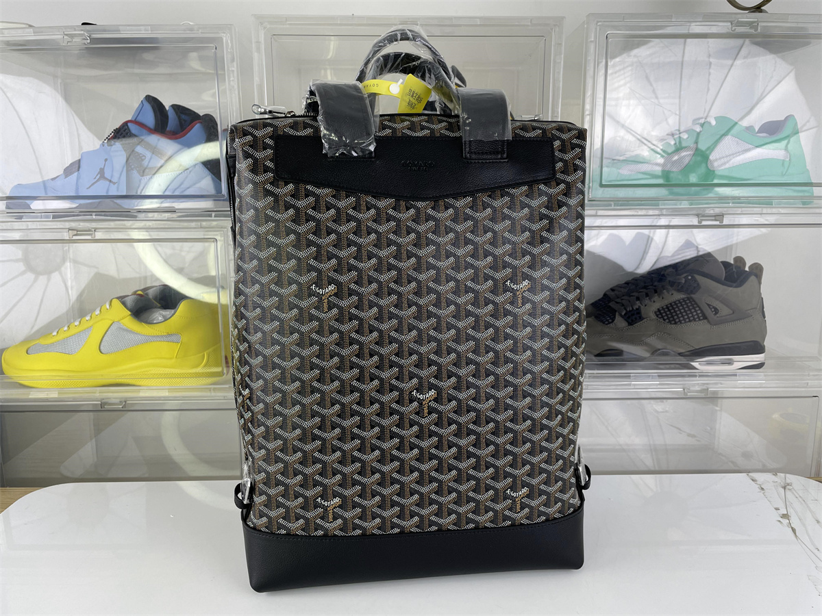 GOYARD Cisalpin Black Brown Alpin Backpack, (43 x 33 x 14 cm)