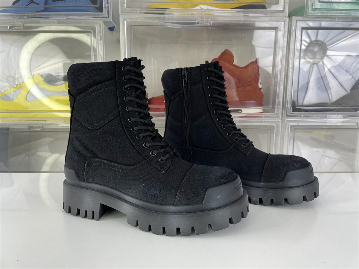 Balenciaga Black Broken Converse upper high Boost
