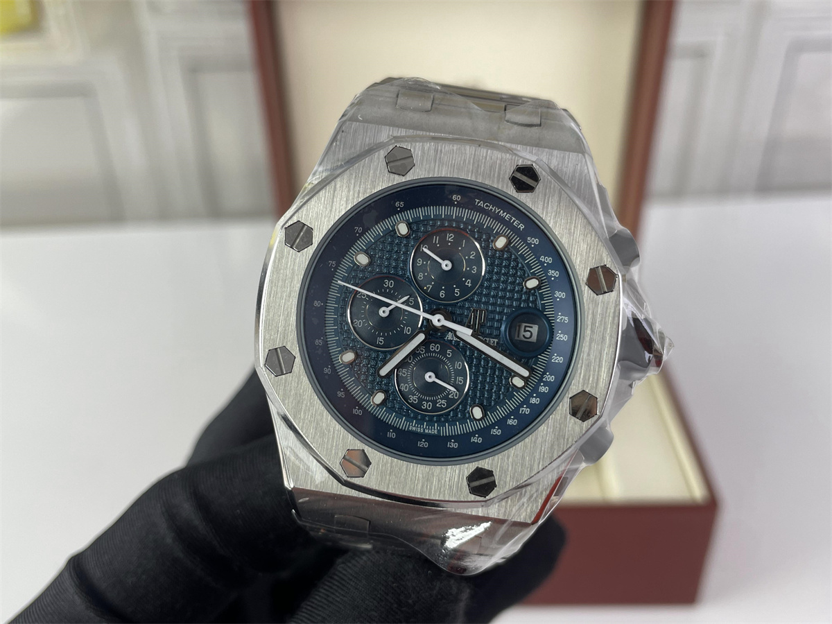 AP AUDEMARS PIGUET Silver UNC dial plate Royal Oak series machine moves watch, 42mm